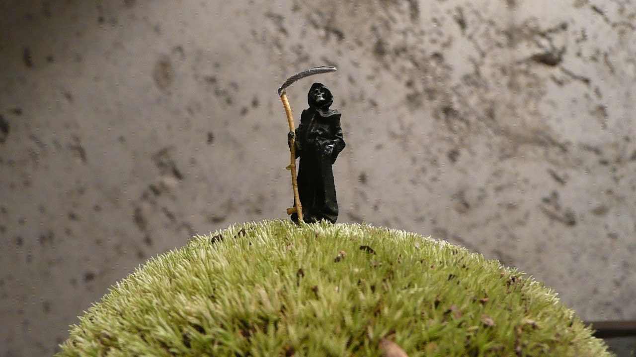 Teensy terror Grim Reaper  Halloween