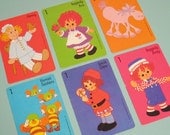Vintage Hallmark Raggedy Ann and Andy Cards - Set of 6 - Colorful Cards