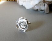 Sterling Silver Rose Petal Ring