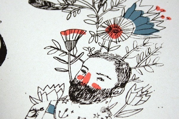 In Russia (screen print)