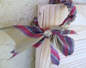 Bow Tie Bracelet  - An Upcycled Accessory