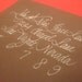 White Ink - Envelope Addressing