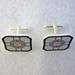 Portal Style Companion Cube Acrylic Cufflinks