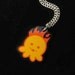 Fire Elemental Zodiac Octopus Pendant