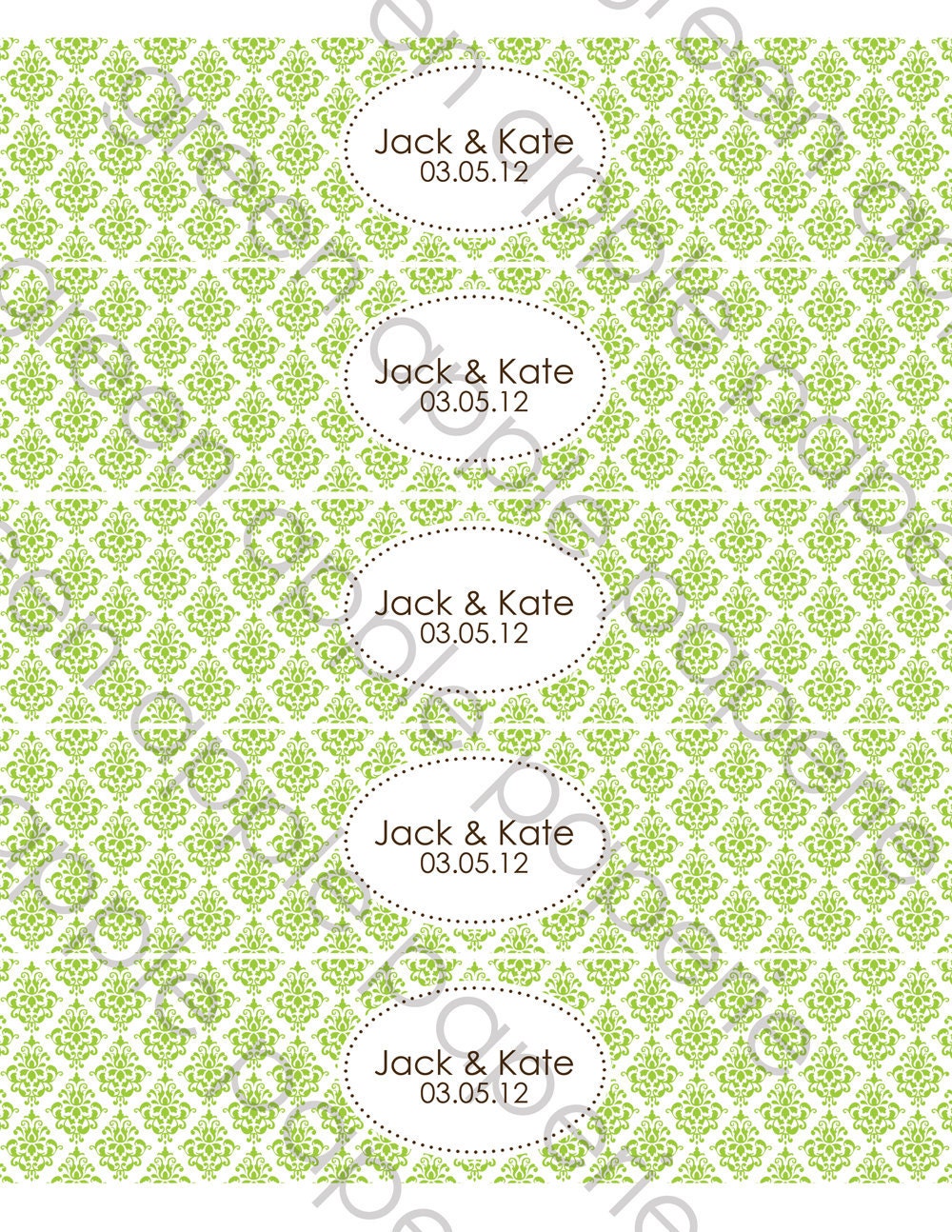 Water Bottle Labels - PRINTABLE only