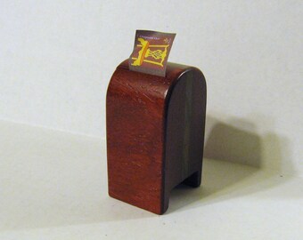 Stamp Dispenser Exotic Padauk Hardwood