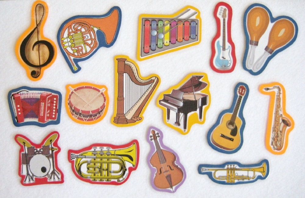Musical Instruments Felt Board Flannel Board Set