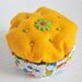 Felt Decorated Orange Cupcake Trinket Box