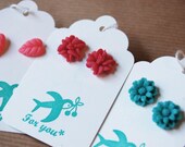 Red Lily Earrings