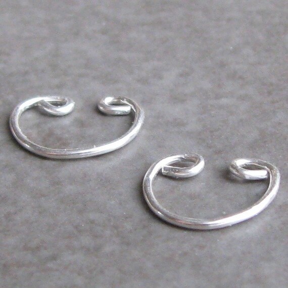 Top of the Ear Cuff Hoop Earrings - non-pierced cartilage