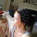 BLACK WHITE HOBO Polka Dot expandable bandanna scrunch headband by Mixbaby