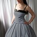 chevron zigzag retro rockabilly swing dress - Pepper - smarmyclothes