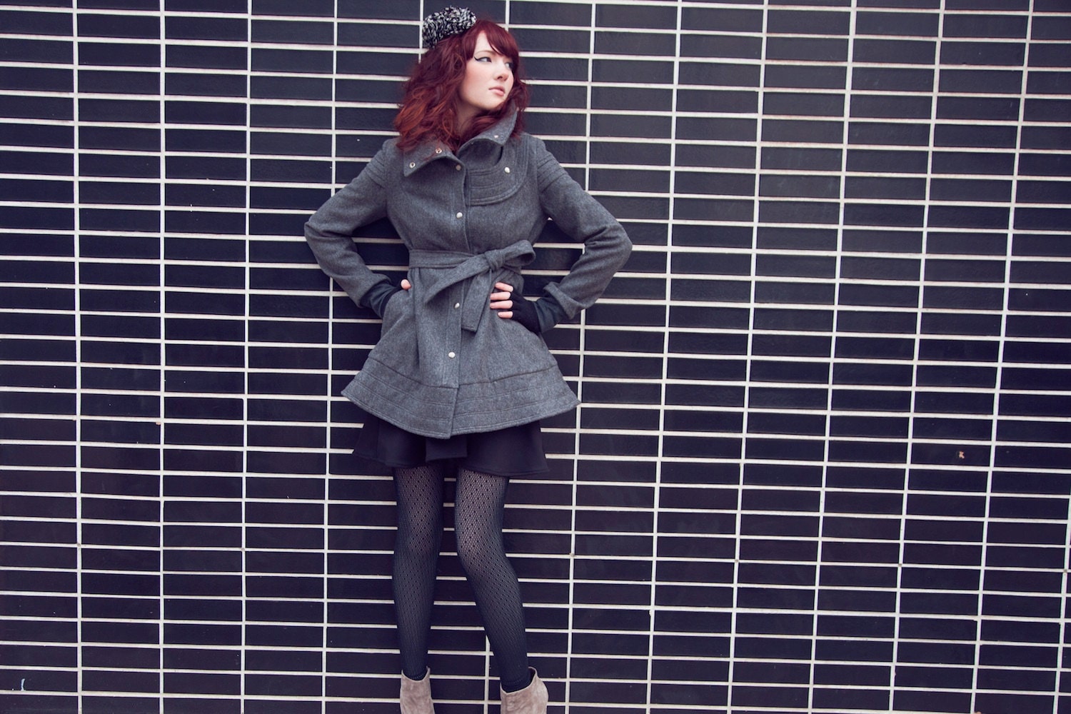 Dark Grey Wool Luxe Coat/Jacket- available in S, M, & L