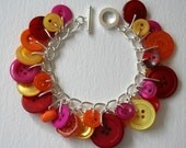Juicy Fruit Button Bracelet by Mrs Gibson