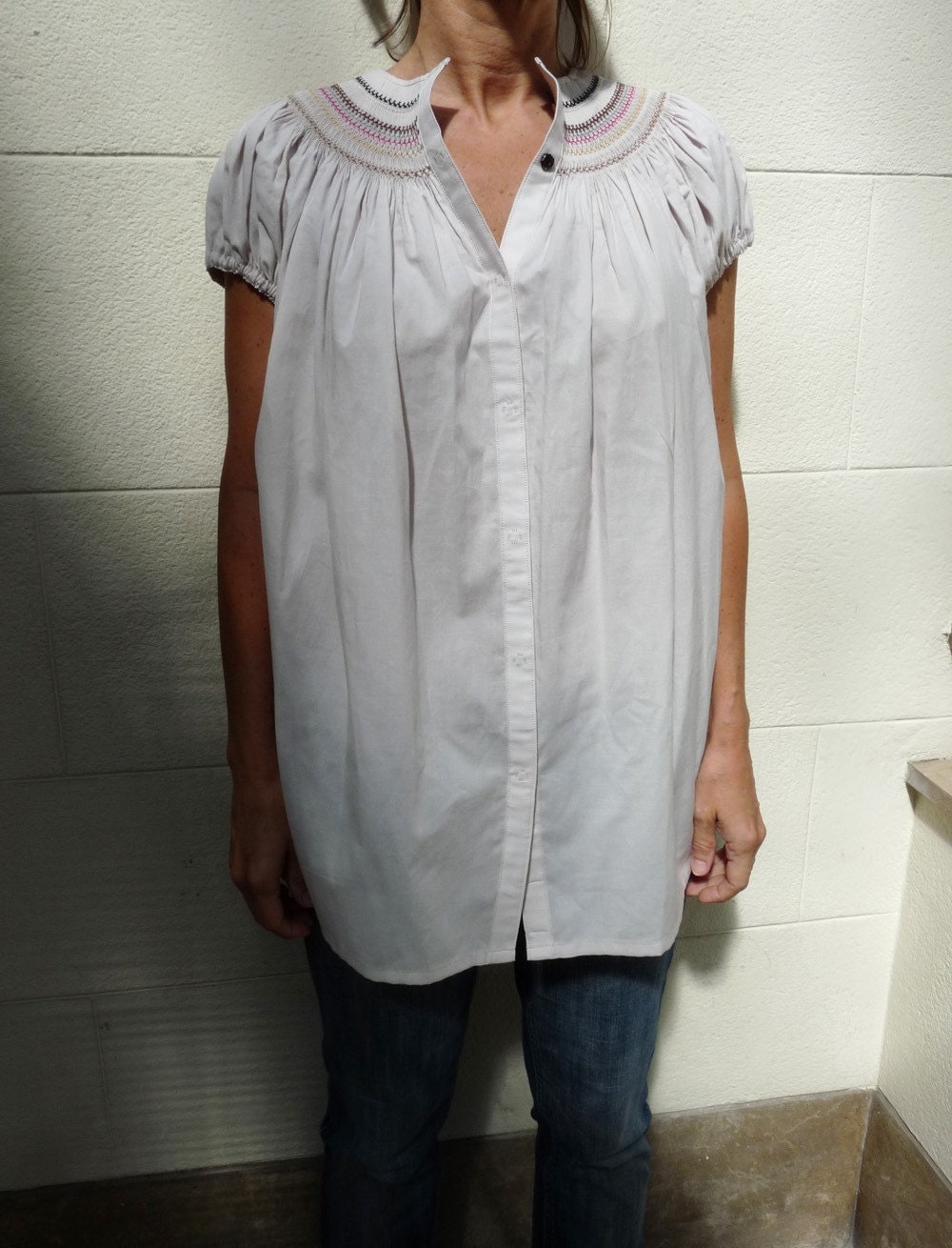 Chantilly Blouse -  nO.048 - Size M