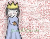 Princess Hedgehog 8 x 10 Print