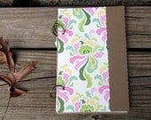 Mixed Paper Journal - Pink, Green & Brown