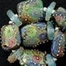 DSG Beads Handmade Organic Lampwork Glass-Made To Order Aqua Pillows