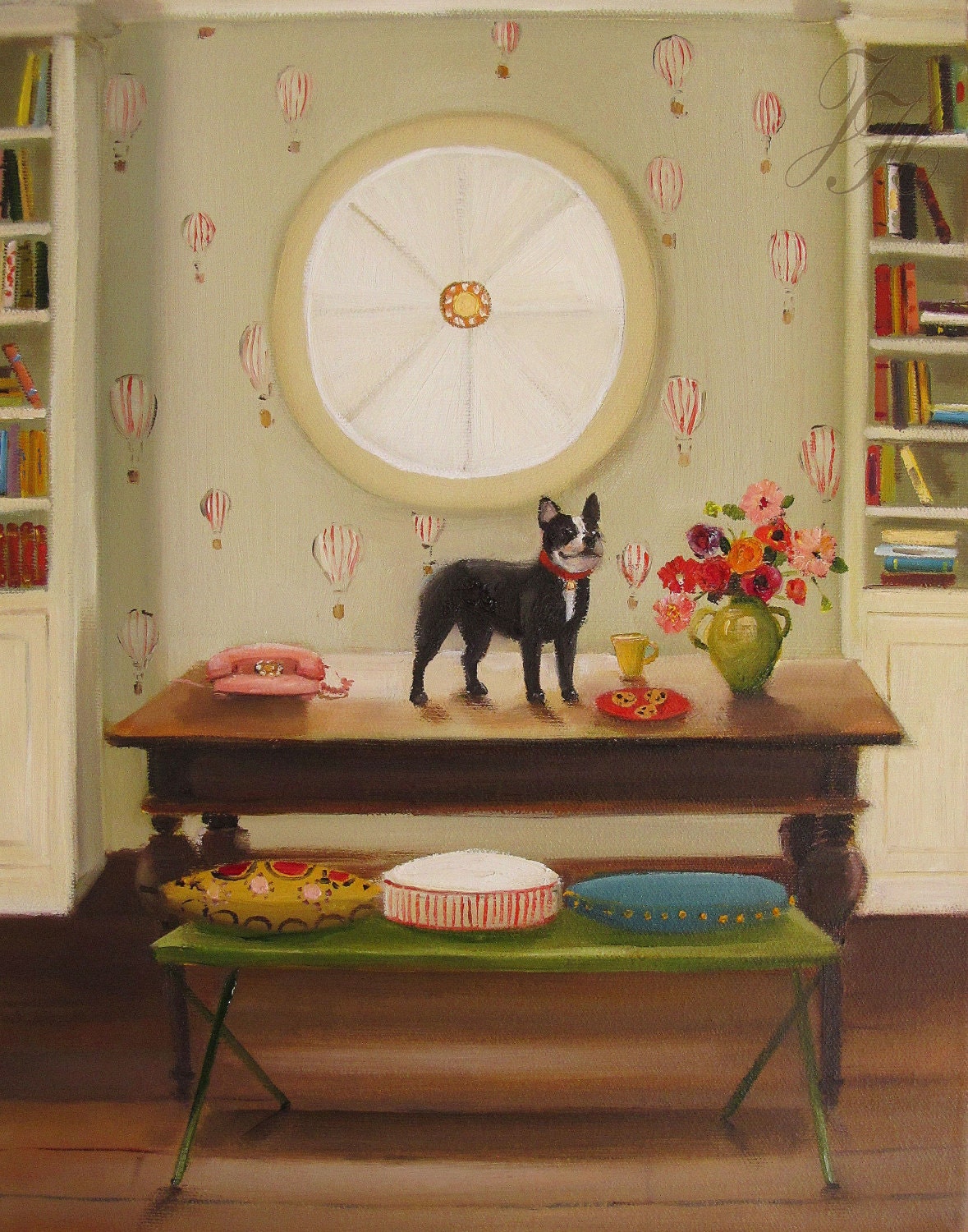 Coco's View From The Top.  Art Print
