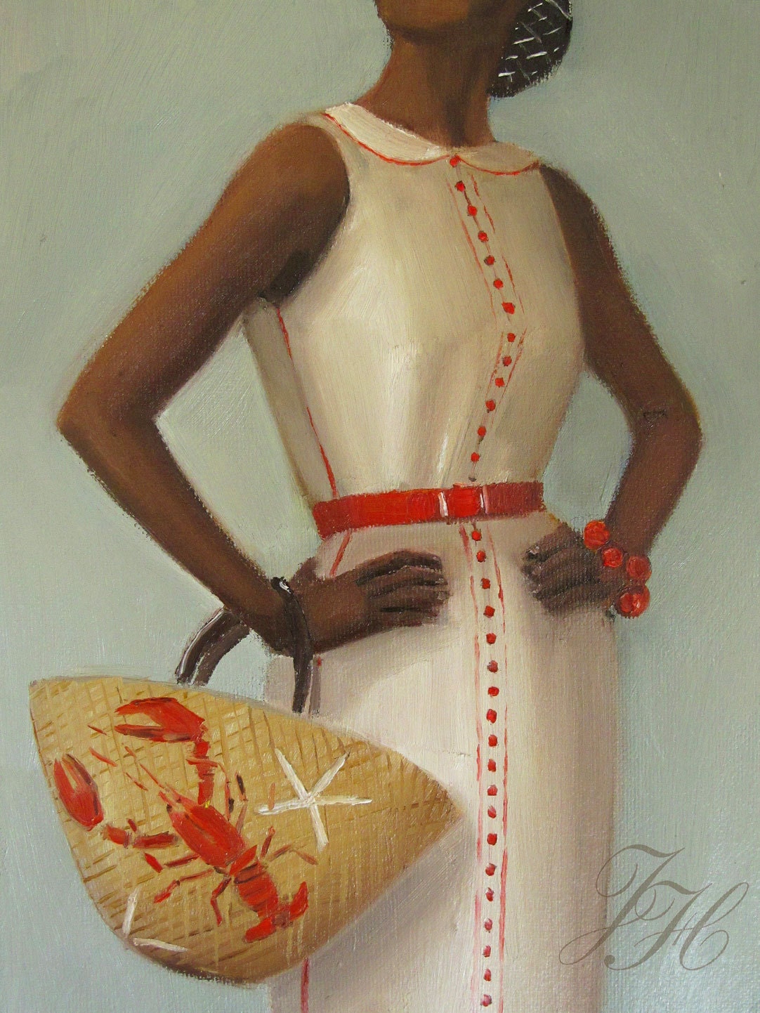 Lady And The Lobster- Open Edition Print