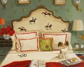 Red Roses And Dark Horses- Art Print