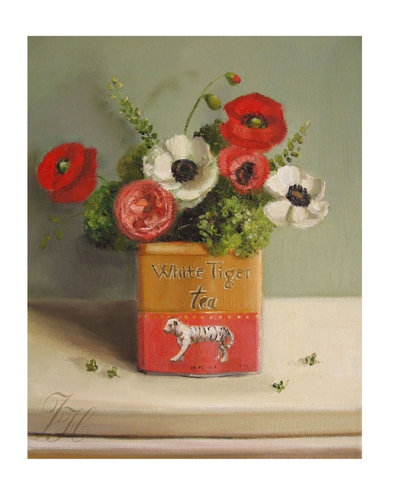 Still Life- White Tiger Tea- Art Print