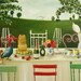 Lady Gertrude's Decadent Brunch With Flora And Fauna- Art Print