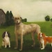 The Dogs Of Black Walnut Manor- Gertie, Douglas, and Little Bess- Limited Edition Print