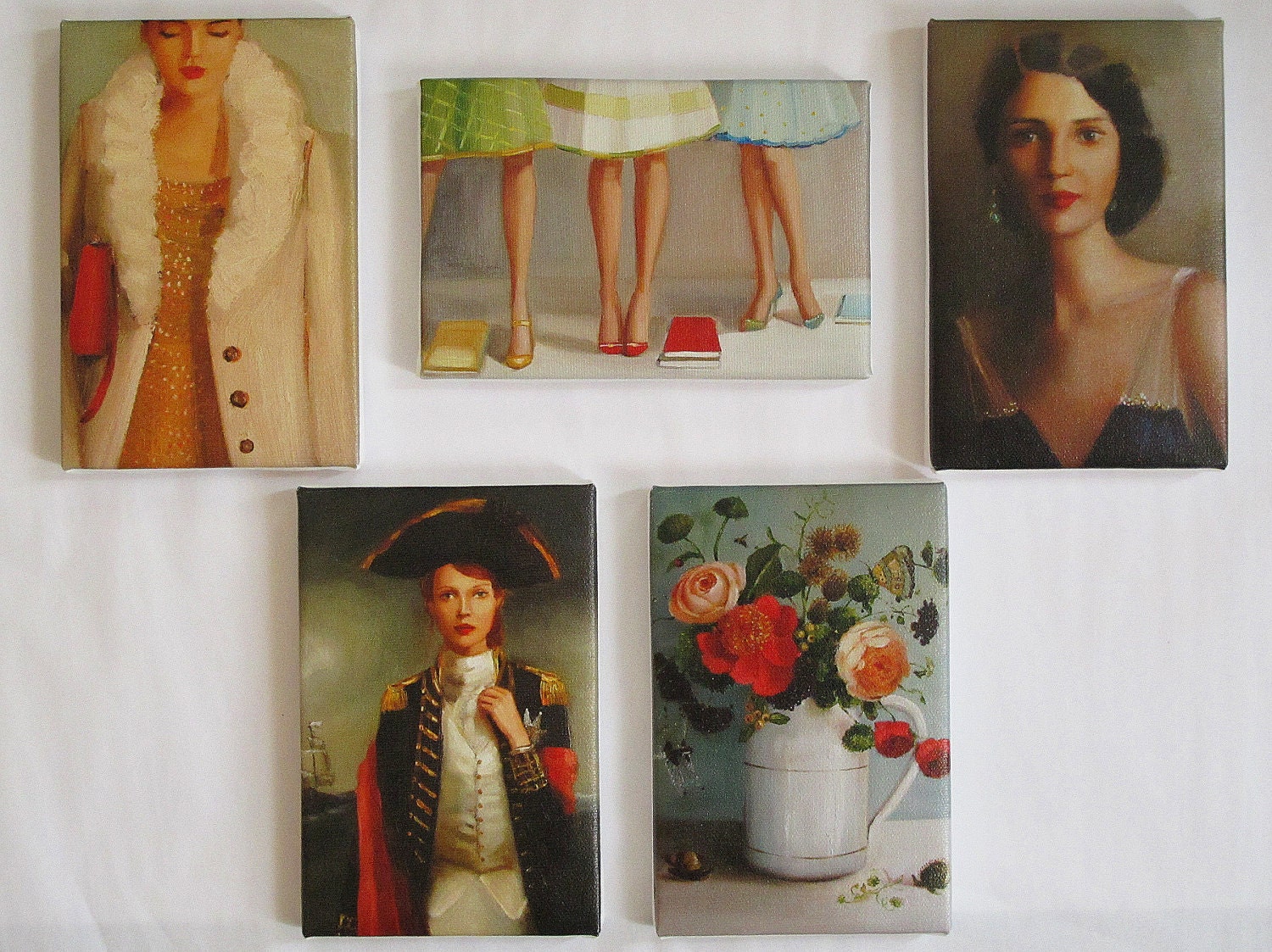 French Girl- Canvas Reproduction Print