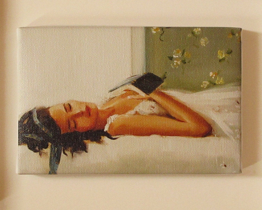 Beauty Sleeps- Canvas Reproduction Print
