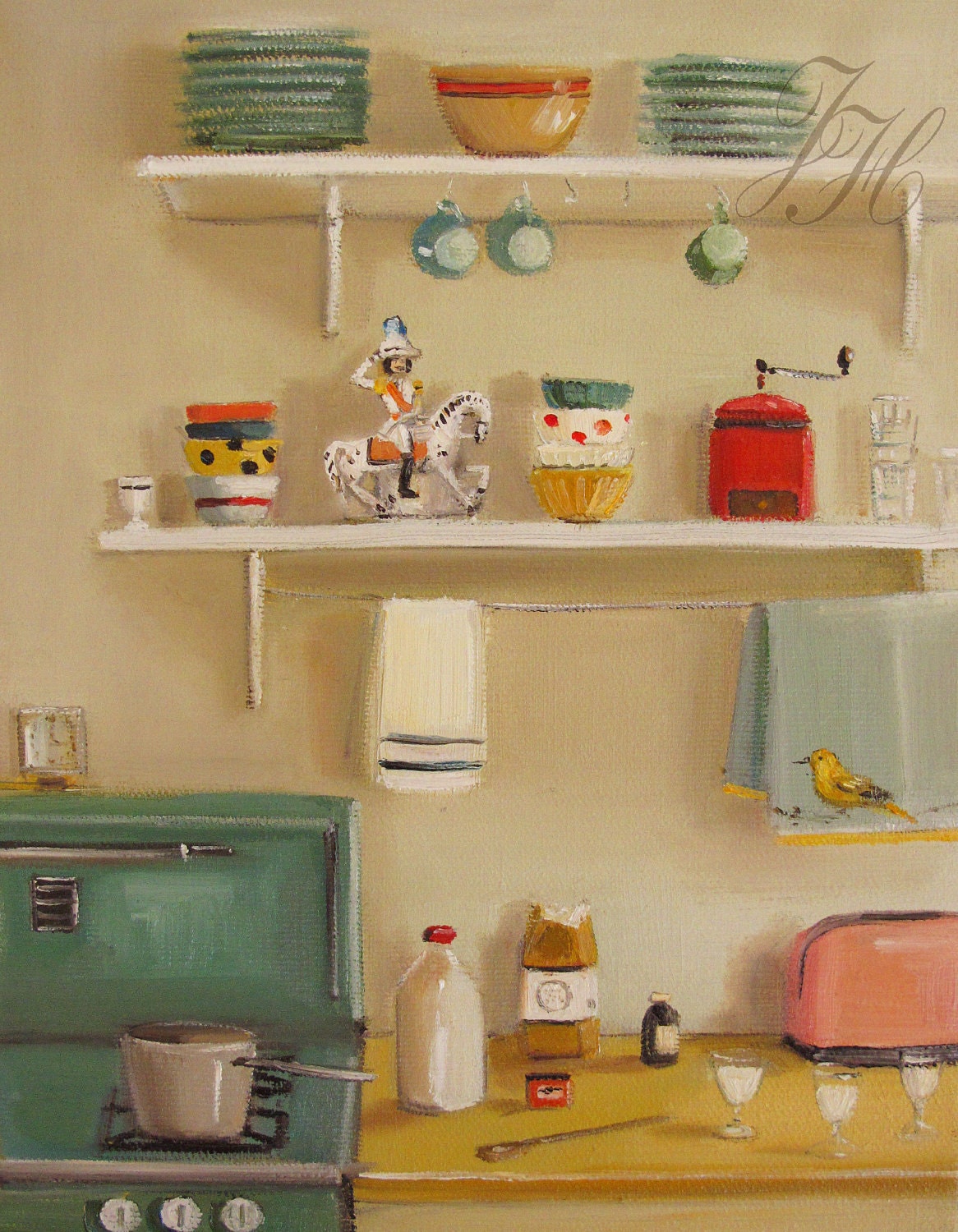 General Custard- Art Print From Original Oil Painting