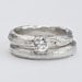 Wedding Band for Men/Women  -  Branch Design in Gold - As seen in Huffington Post Weddings and Etsy Wedding Showcase