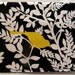 Business Card/Credit Card Money Case Yellow Bird