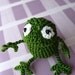 MEET MY SISTER frog amigurumi