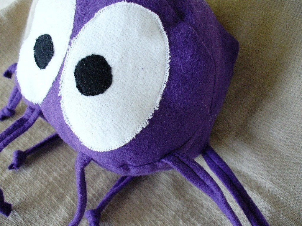 Stuffed Animal Baby Ball Toy - Ringo the Purple Octopus - ZadyCreature