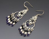 Gothic Chandelier Earrings -- Handmade Goth Jewelry