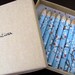 mini washi-wrapped japanese pencils - set of 10 - gentle spring