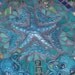Turtle Blues Mosaic Wall Art  Summer Challenge WINNER