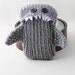 Monster Shark Silver Grey - Smart phone cozy - This item made it to the front page of Etsy