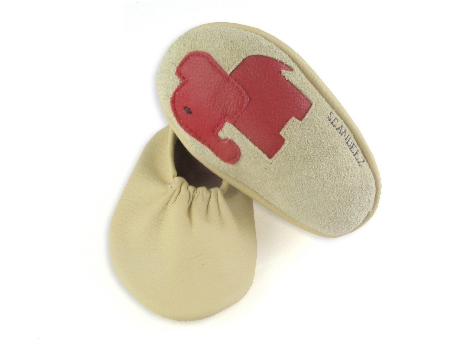 Wheat Baby Leather Elephant Moks