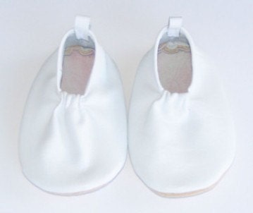 White Baby Leather Moks