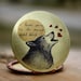 Valentines Day Necklace - heart love wolf locket necklace romantic quote I love you