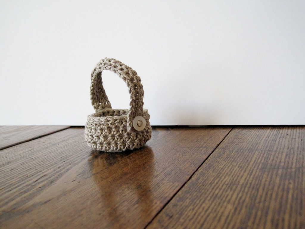 Tiny Tiny Soft Linen Basket 3