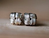 DIY Jewelry Pattern - Zhu.Studs, Wired Chinese Knot Jewelry Tutorial, DCH020, The Love Knot