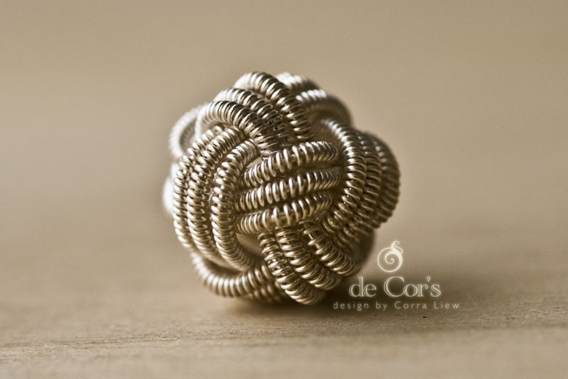 DIY Jewelry Pattern - Secret Treasury Pendant, Wired Chinese Knot Jewelry Tutorial, DCH011, The Love Knot