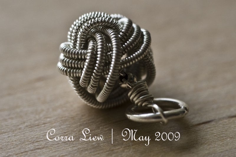 DIY Jewelry Pattern - Secret Treasury Pendant, Wired Chinese Knot Jewelry Tutorial, DCH011, The Love Knot
