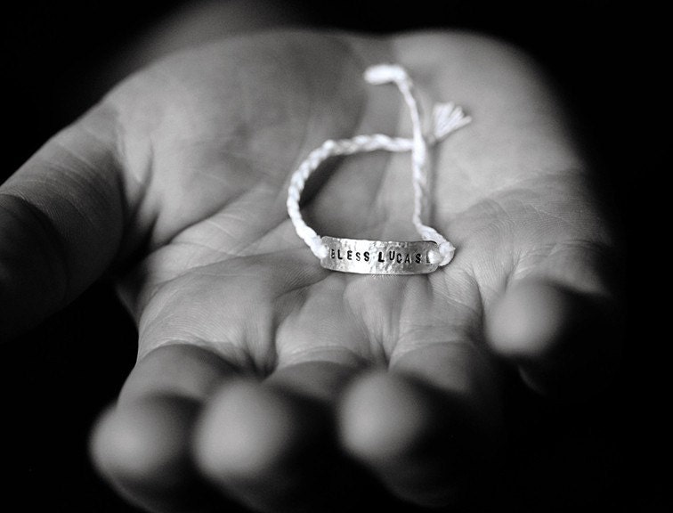 Personalized Baby Boy Blessing Bracelet