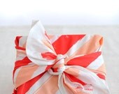 GIVE THANKS (Cherry/Peach) Reusable Give Wrap