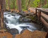 Yosemite Rushing Rock Stream fine Art Photography metallic 5 x 7 metallic print