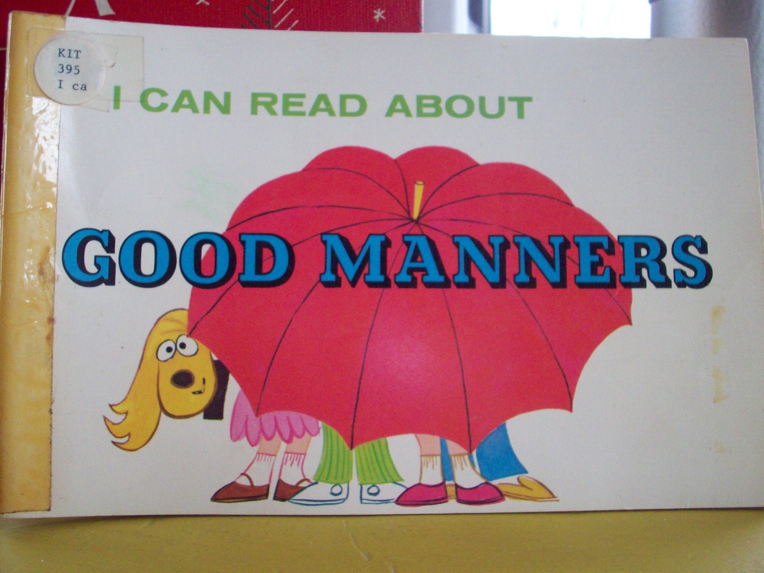 Vintage Children's Book "I Can Read About Good Manners"